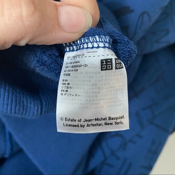 SPRZNY & Jean Michel Basquait Overprint Hoodie - Picture 7 of 7